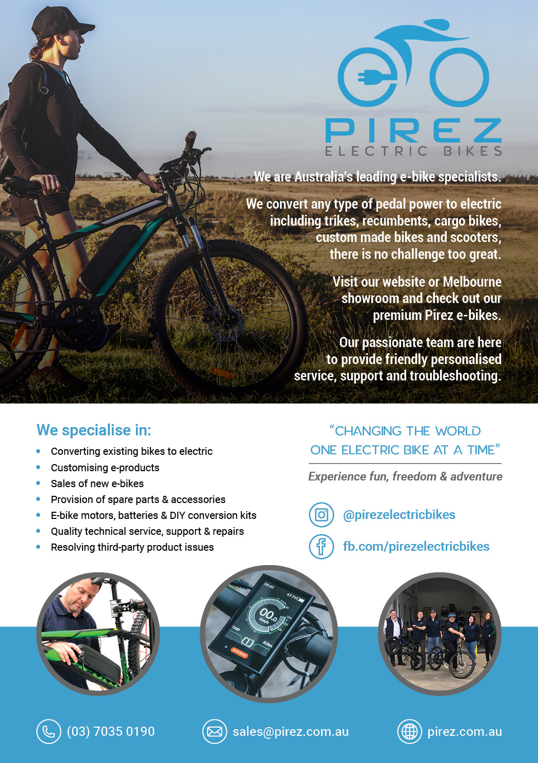 pirez electric bikes
