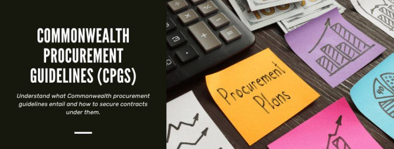 Commonwealth Procurement Guidelines (CPGs)